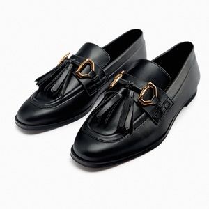 Zara Tassled loafers